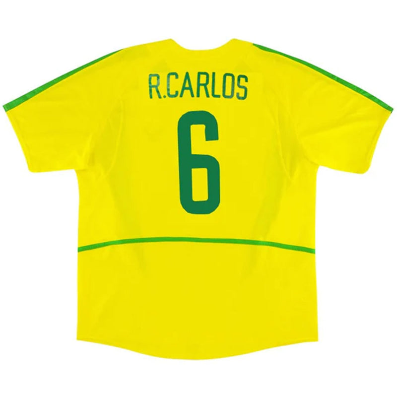 Camisa Brasil Retro Home R.Carlos 2006