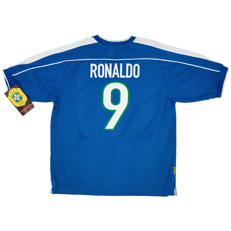 Camisa Retro Brasil Away Ronaldo 1998