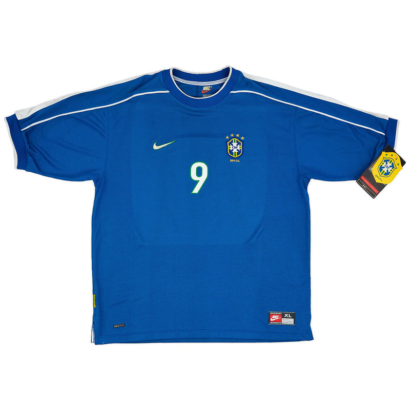 Camisa Retro Brasil Away  Rivaldo 1998