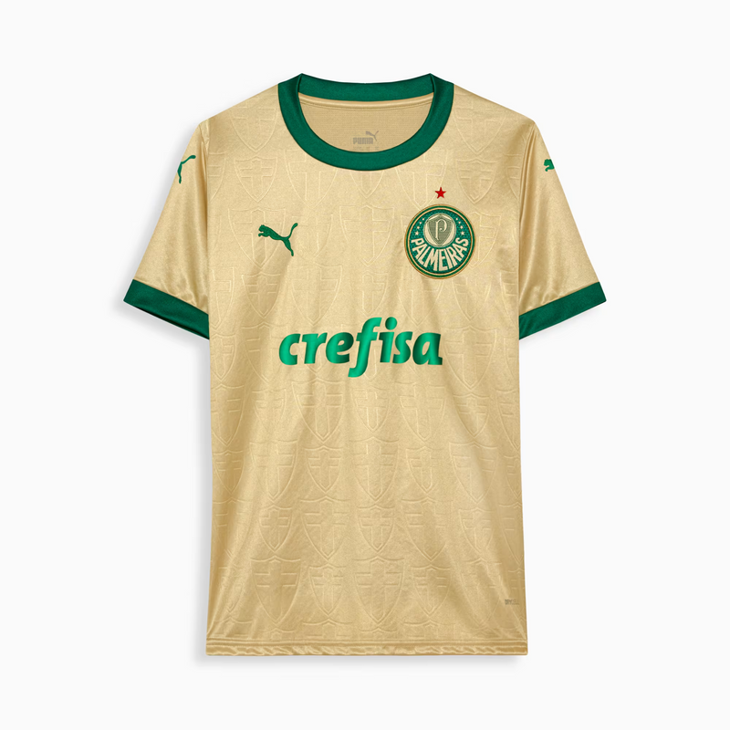 Conjunto Infantil SE Palmeiras Dourado 2024/25