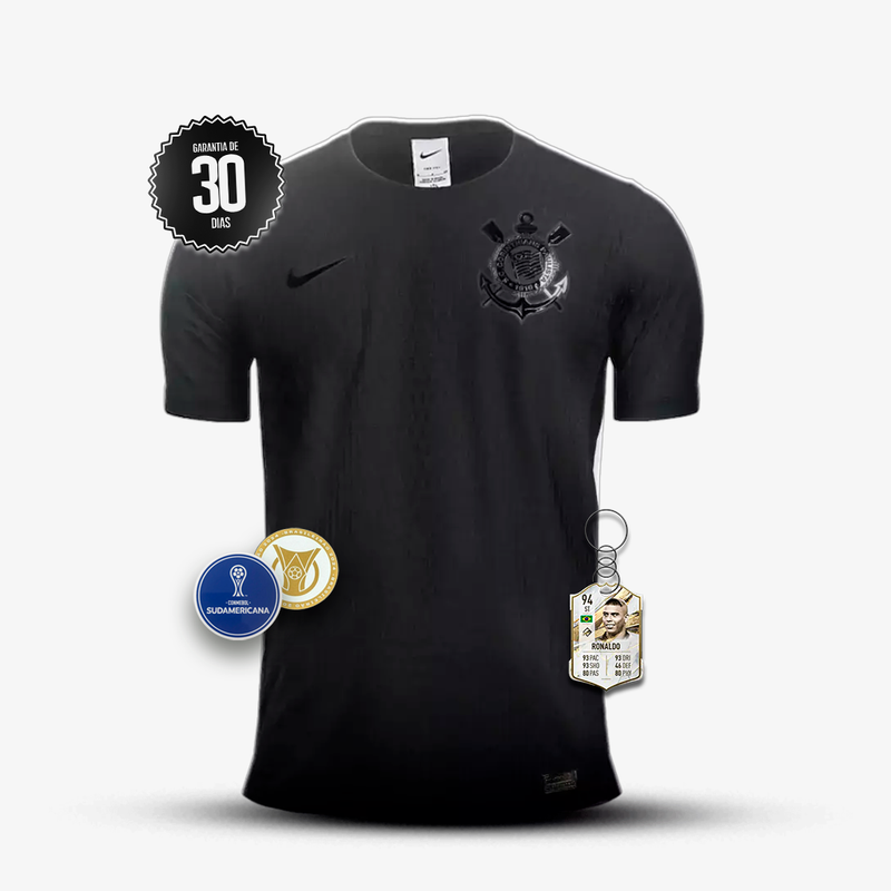 Camisa Corinthians Versão Jogador 2024/2025 Preta - Lançamento