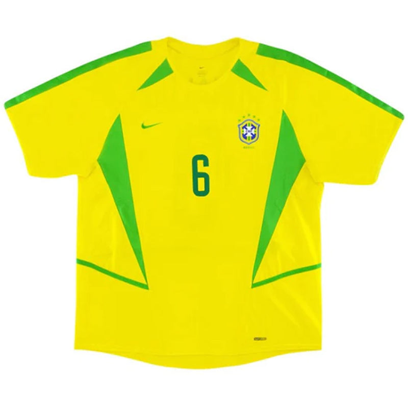 Camisa Brasil Retro Home R.Carlos 2006