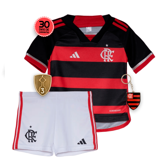 Kit Infantil Flamengo Home 2024/2025