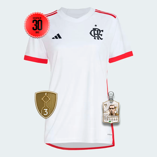 Camisa Flamengo Away Feminina 2024/2025