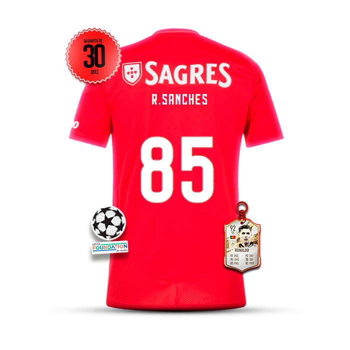 #85 R.SANCHES Camisola Benfica principal UCL 2024/25 + 5 PRENDAS HOJE! 🎁