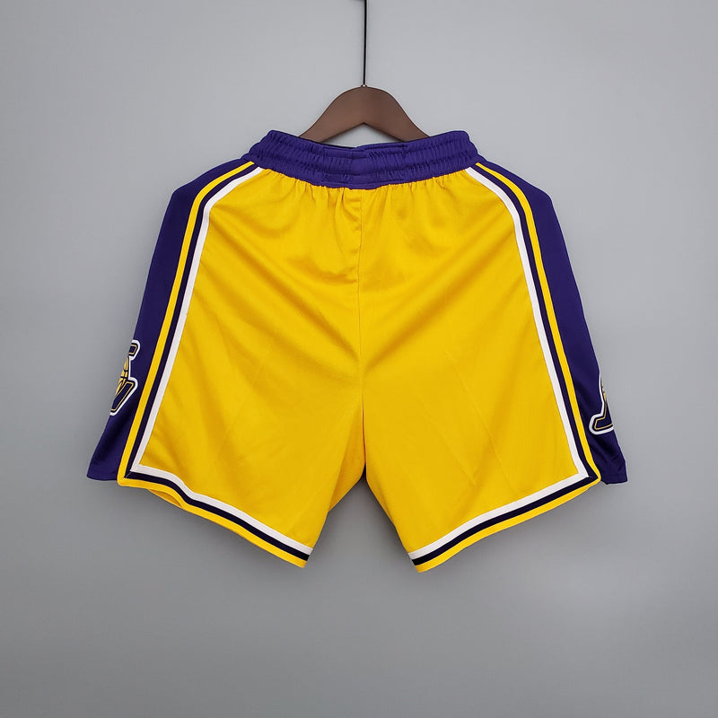 Shorts Los Angeles Lakers Yellow - Pokas Store