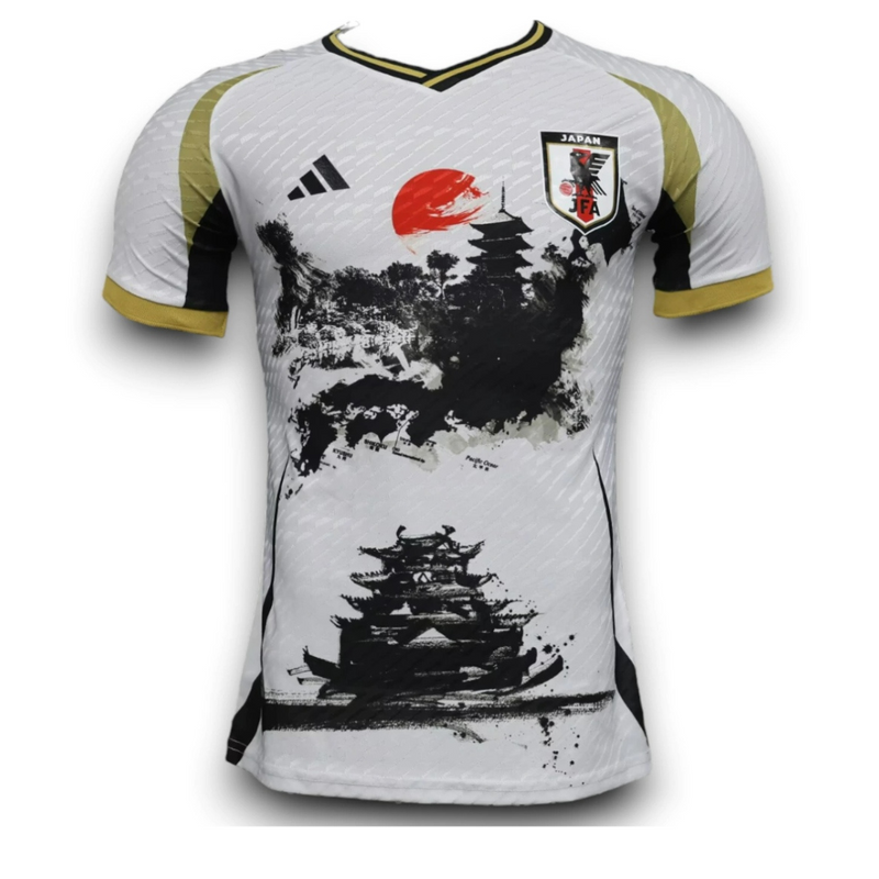 Camisa Japão 2024/25 Edição Especial - Jogador Masculina - Branca e dourado