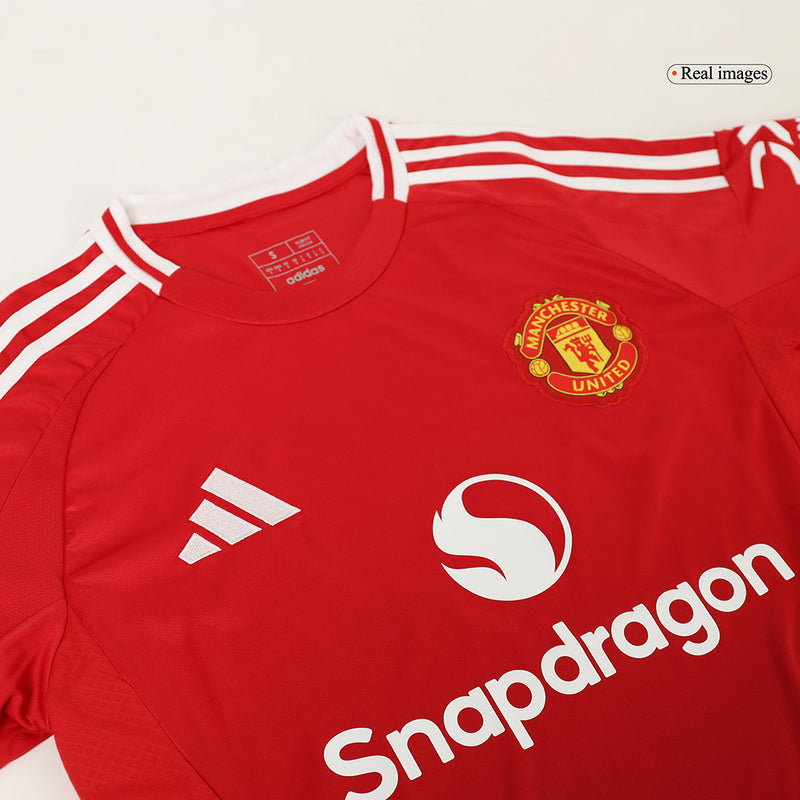 Kit Infantil Manchester United Home 2024/2025