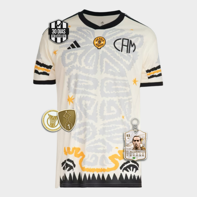 Camisa Atlético Mineiro Consciência Negra 24/25 +5 PRESENTES🎁