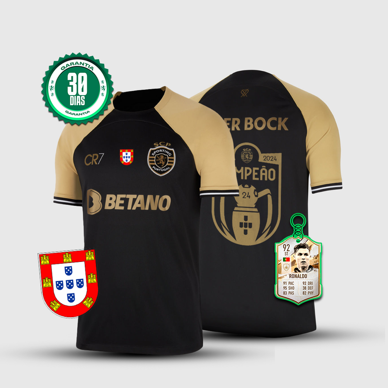 Camisola SCP CR7 🏆 - Ed Especial Campeão Nacional 2024