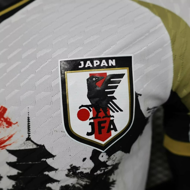 Camisa Japão 2024/25 Edição Especial - Jogador Masculina - Branca e dourado