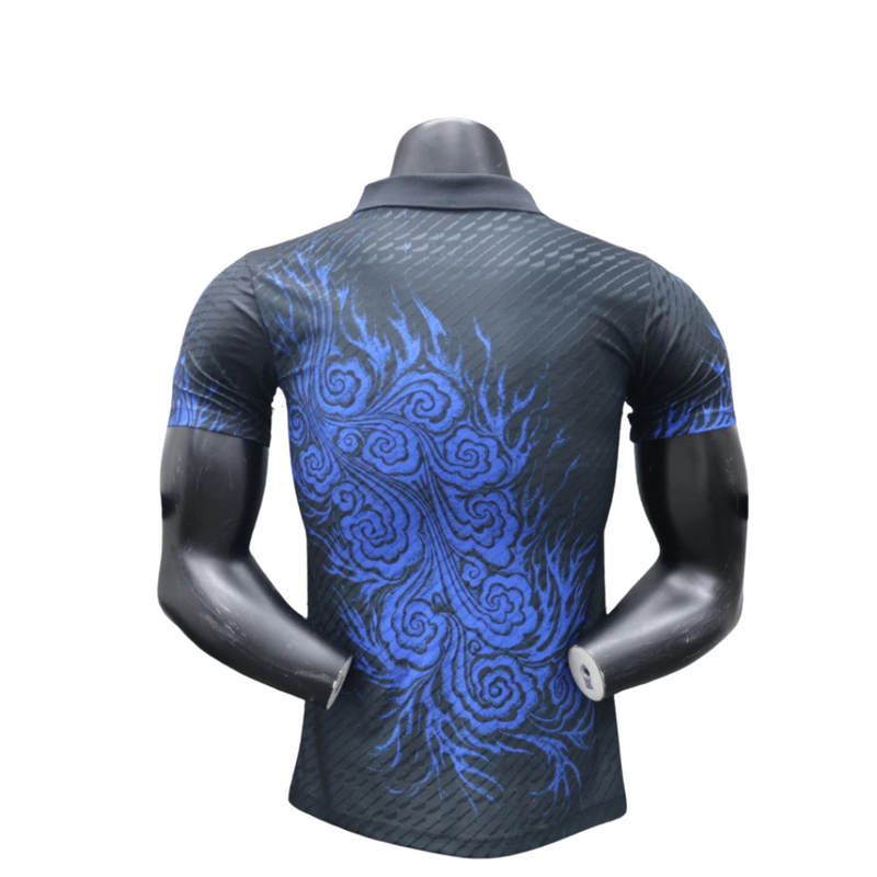 Camisa Japão 2024/25 Edição Especial Y3 - Jogador Masculina - Preta Azul