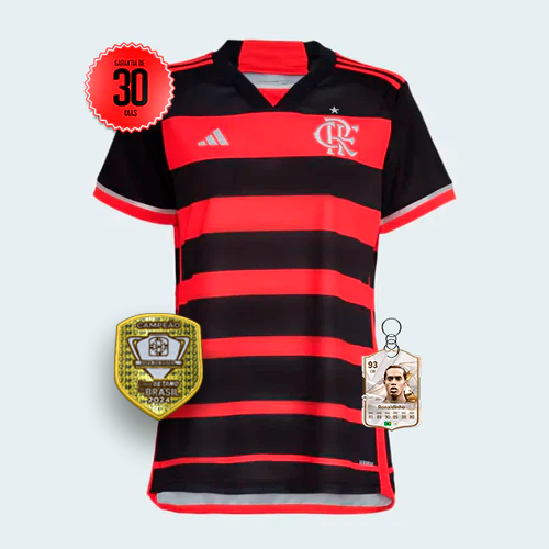 Camisa Flamengo Home Feminina 2024/2025