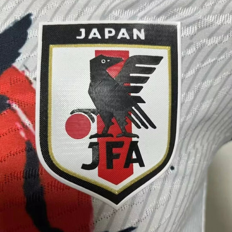 Camisa Japão 2023 - Edição Especial Samurai Bushido - Jogador Masculina - Branco