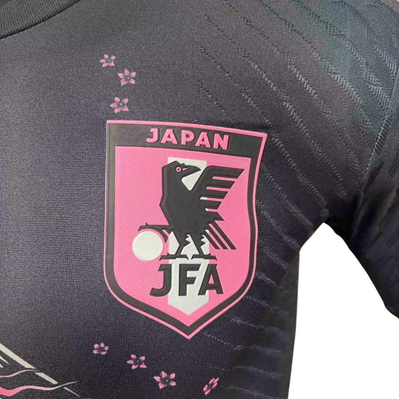 Camisa Japão 2023 - Edição Especial Sakura Dragão - Jogador Masculina - Preto