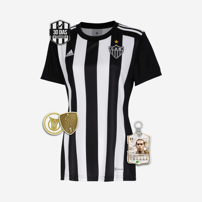 Camisa Feminina Atlético Mineiro Home 22/23 +5 PRESENTES🎁