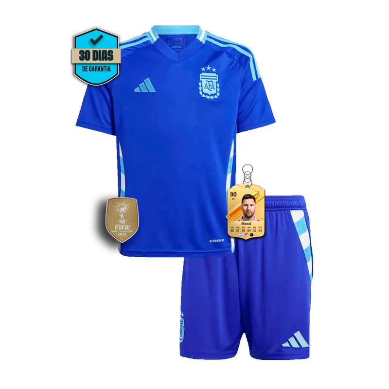 Conjunto Infantil Argentina 2024/2025 Away