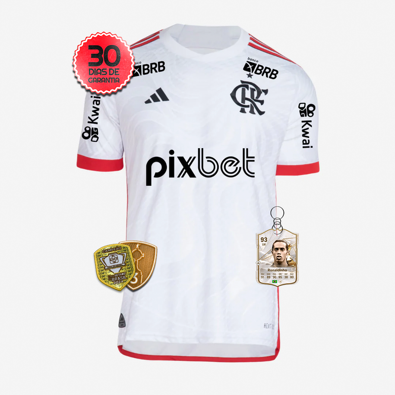 Camisa Flamengo Away 2024/2025 TODOS OS PATROCÍNIOS