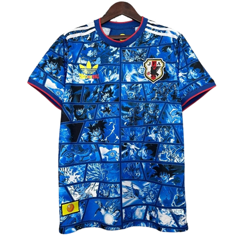 Camisa Japão 2024 - Edição Especial Dragon Ball Z Originals - Retrô Masculino - Azul