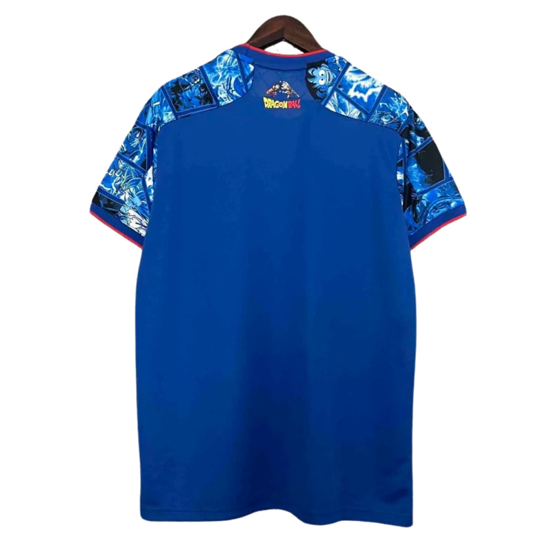 Camisa Japão 2024 - Edição Especial Dragon Ball Z Originals - Retrô Masculino - Azul