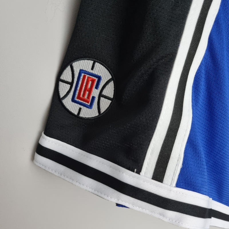 Shorts Los Angeles Clippers Blue Black NBA - Pokas Store