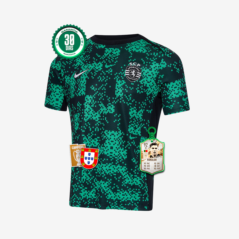 Camisola SCP 2024/2025 PRÉ JOGO + 5 PRENDAS HOJE 🎁