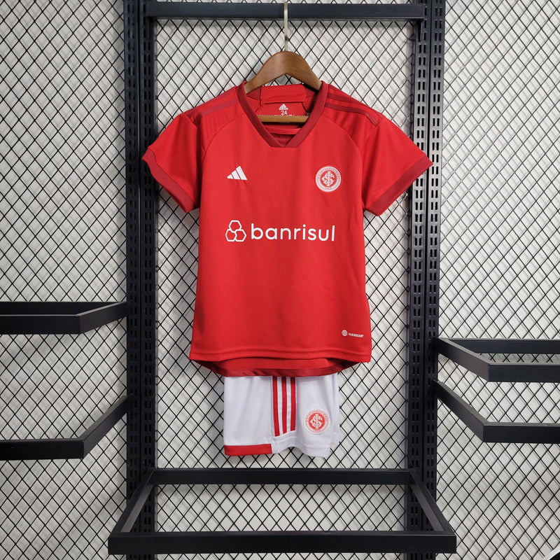 Conjunto Infantil SC Internacional 2023/24 - Home - Pokas Store