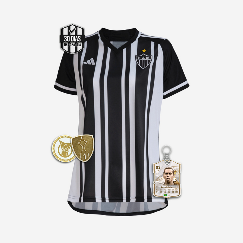 Camisa Feminina Atlético Mineiro Home 23/24 +5 PRESENTES🎁