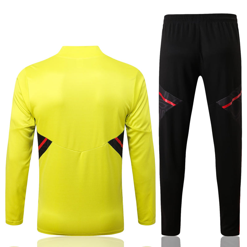 Conjunto de Frio Flamengo 2022/23 Amarelo - Treino - Pokas Store