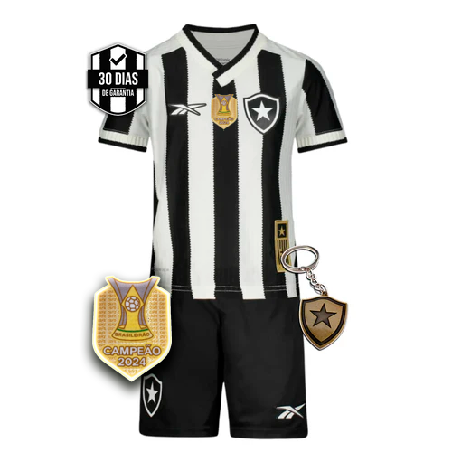 Kit Infantil Botafogo Home 2024/2025 Brasileirão