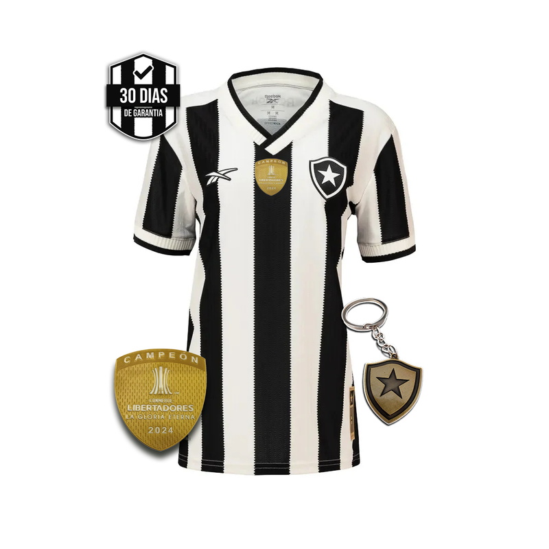 Camisa Botafogo Home Feminina 2024/2025 LIBERTADORES