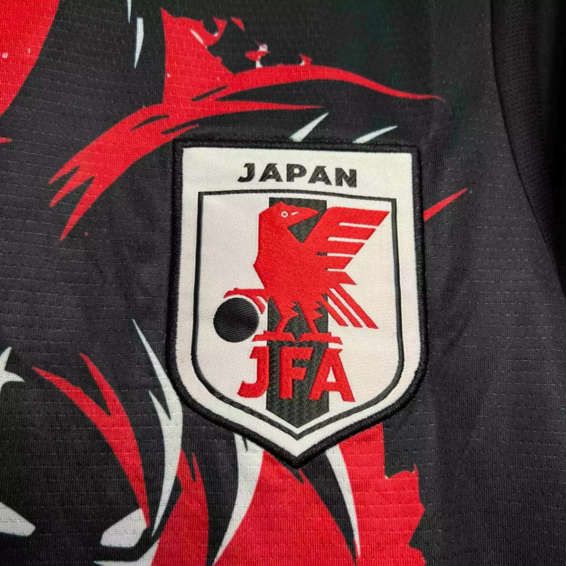 Camisa Japão 2024/25 Edição Especial Goku Instinto Superior - Torcedor Masculino - Preta Vermelha