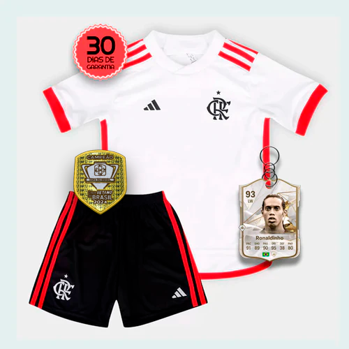 Kit Infantil Flamengo Away 2024/2025