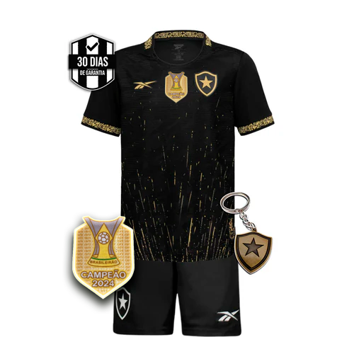 Kit Infantil Botafogo Away 2024/2025 Brasileirão