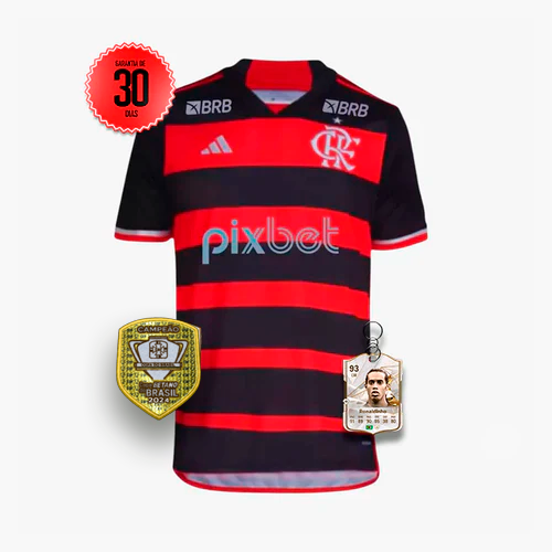 Camisa Flamengo Home 2024/2025 Patrocínios