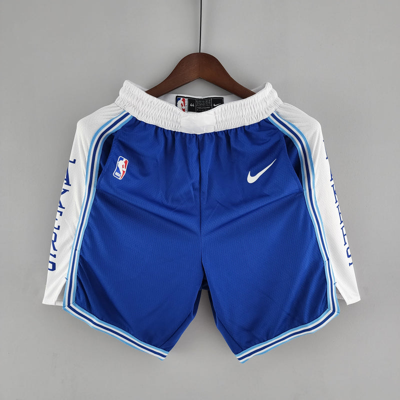 Shorts Los Angeles Lakers retro Blue White NBA - Pokas Store