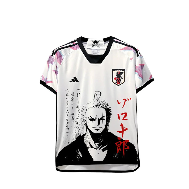 Camisa Japão 2022/23 Edição Especial Zoro One Piece - Torcedor Masculino - Branca