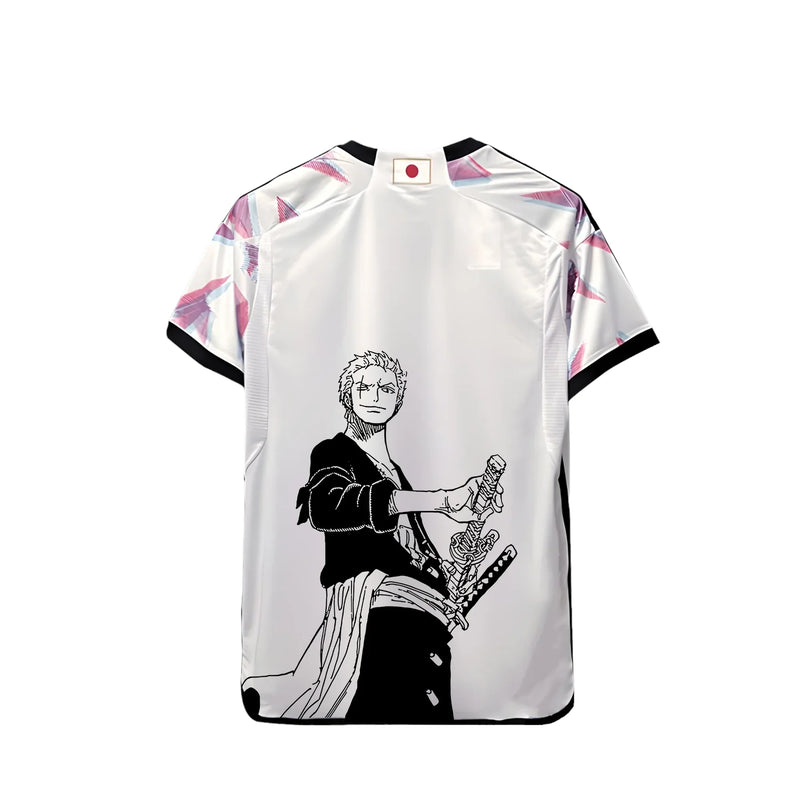 Camisa Japão 2022/23 Edição Especial Zoro One Piece - Torcedor Masculino - Branca