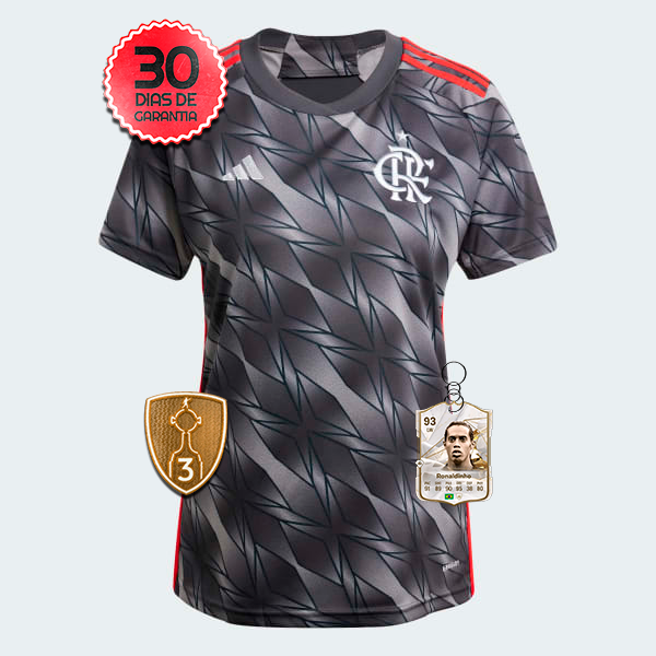 Camisa Flamengo Third Feminina 2024/2025