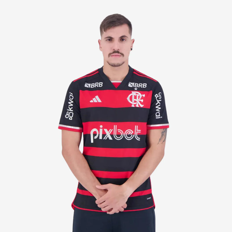 Camisa Flamengo Home 2024/2025 TODOS OS PATROCÍNIOS