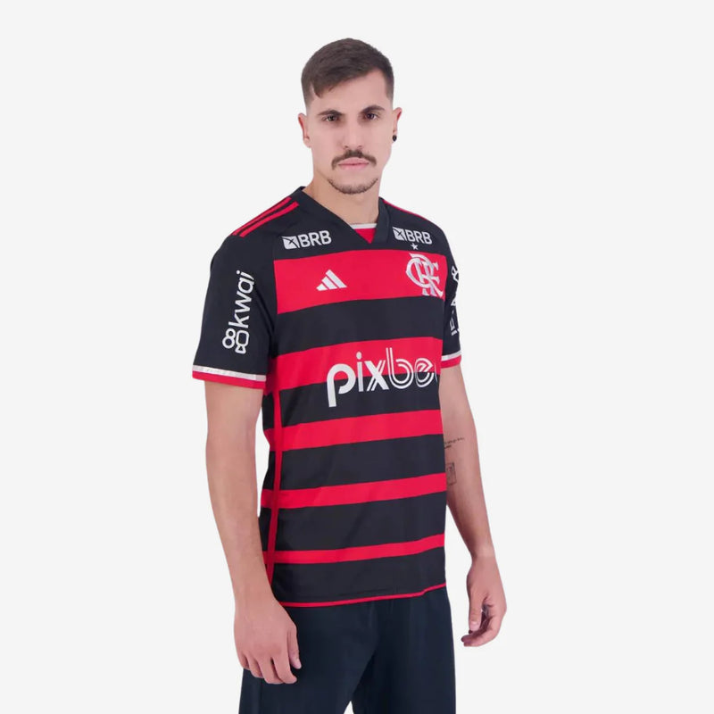 Camisa Flamengo Home 2024/2025 TODOS OS PATROCÍNIOS