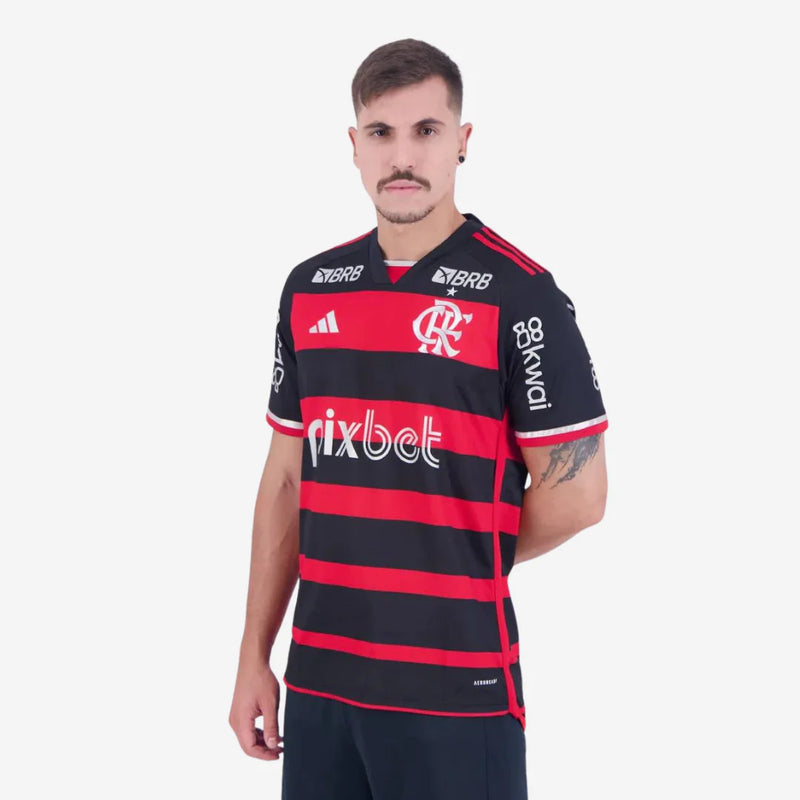 Camisa Flamengo Home 2024/2025 TODOS OS PATROCÍNIOS