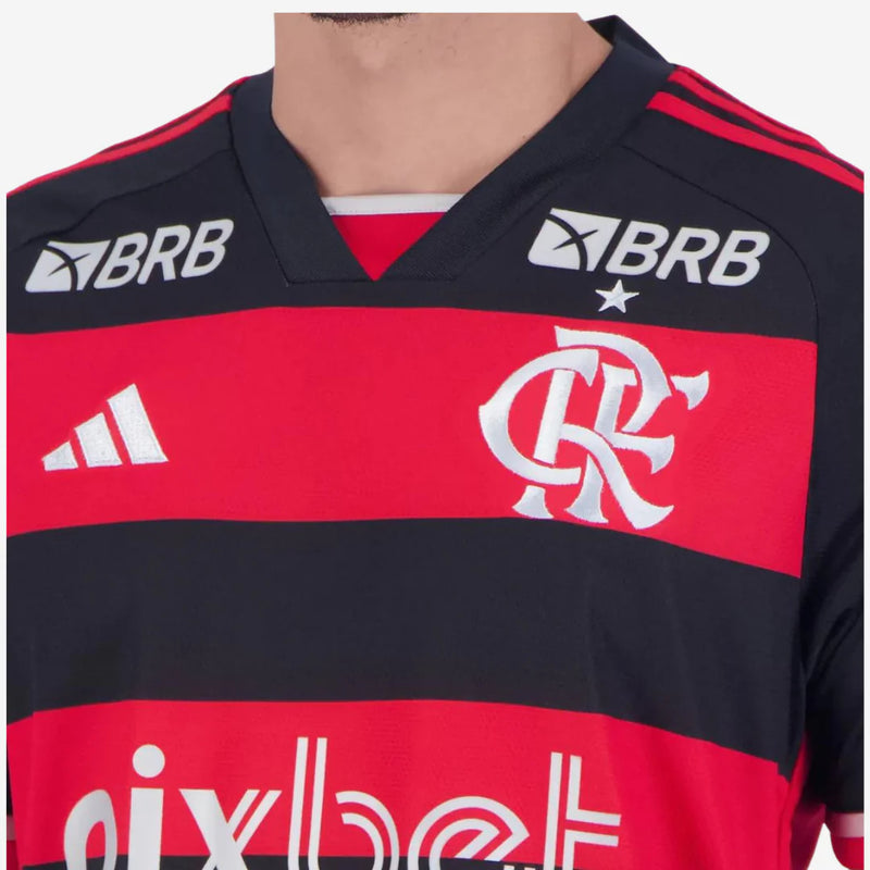 Camisa Flamengo Home 2024/2025 TODOS OS PATROCÍNIOS