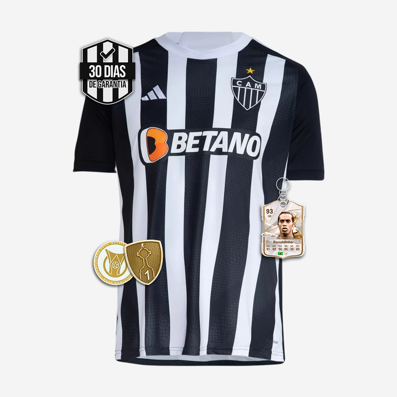 Camisa Atlético Mineiro Home 24/25 +5 PRESENTES🎁