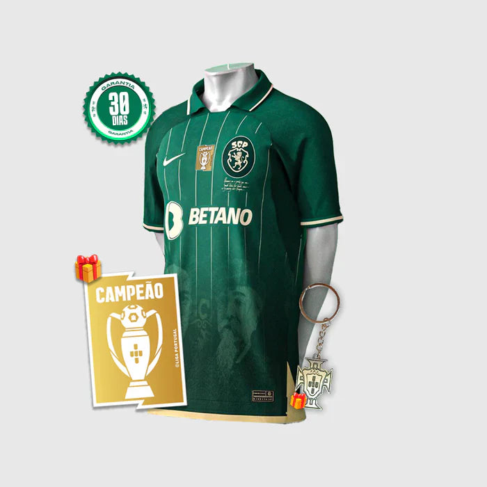 Camisola SCP 2023/24 - Edição comemorativa Alvalade + Badge de Campeão Nacional 🦁💚