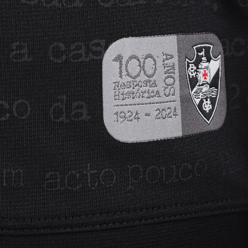 Camisa Vasco Da Gama 100 anos Resposta Histórica Kappa Masculina Preta 2024/2025 +5 PRESENTES🎁