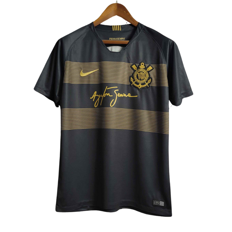 Camisa Corinthians Ayrton Senna Retro 2018/19 - Nike Torcedor Masculina