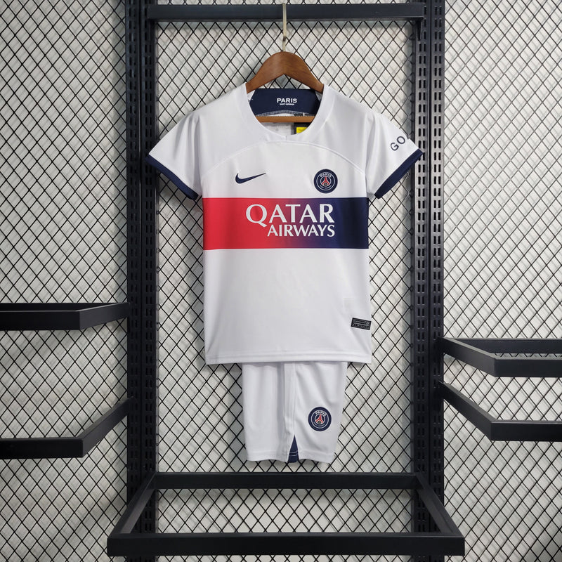 Conjunto Infantil Paris Saint Germain 2023/24 - Away