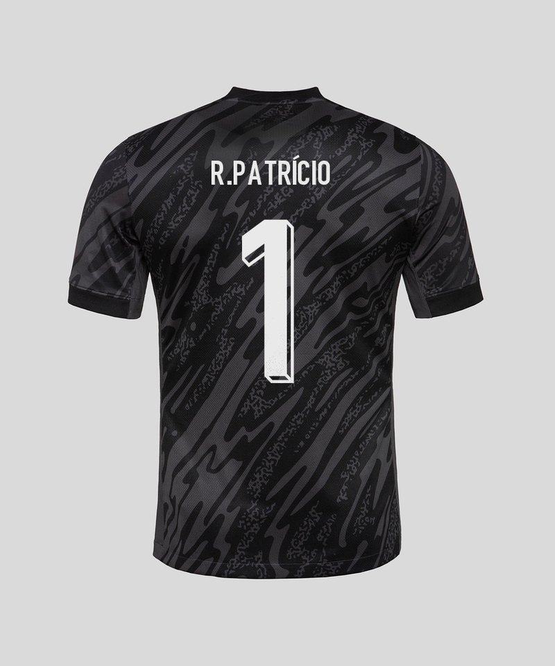 Camisola Seleção Portugal 2024/25 Goleiro Preta - Eurocopa - Rui Patrício 1