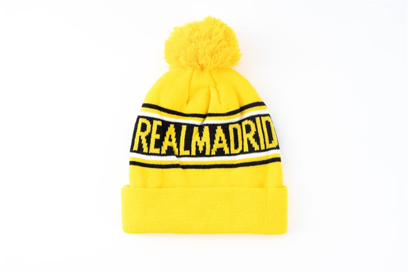 Gorro Amarelo Real Madrid